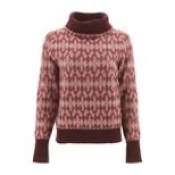 🎩🗝️NWT $119 Aventra Fired Brick Paragon Sweater - Large - Picture 2 of 10